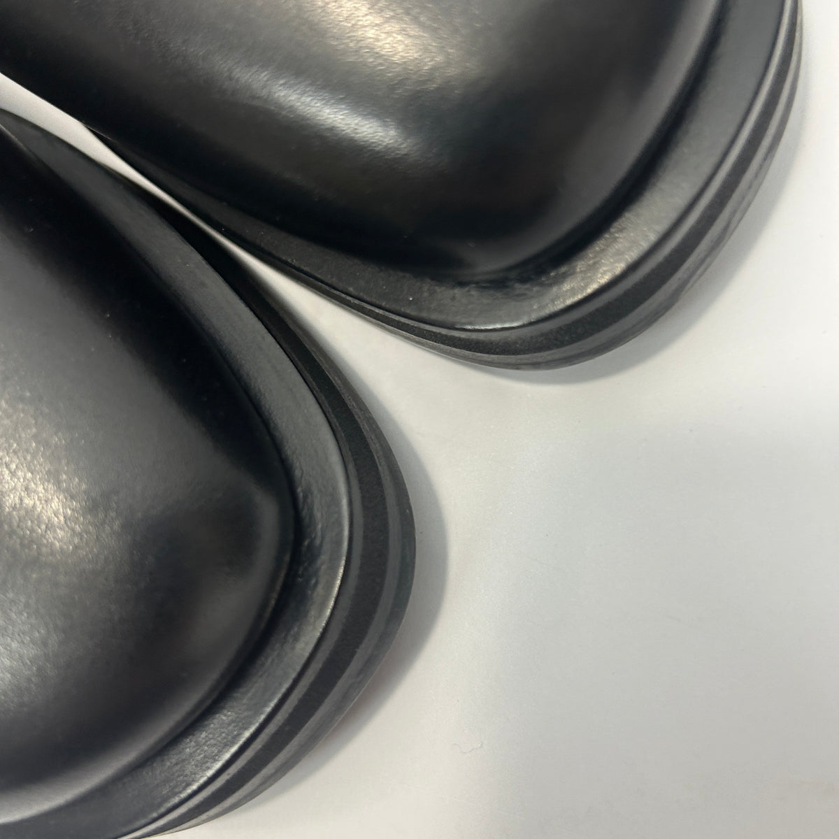 The Row New £950 Black Sabot Smooth Calfskin Mules 40