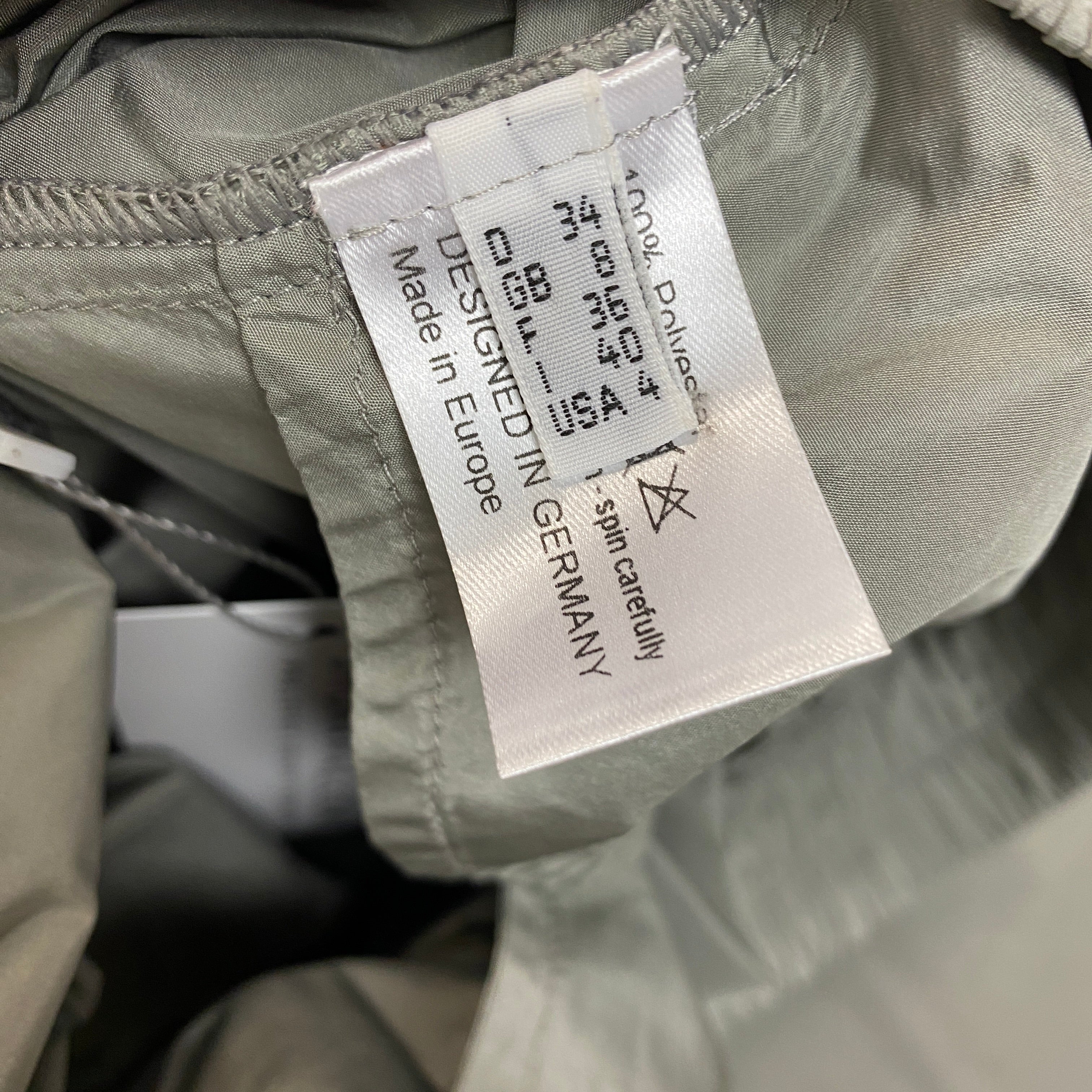 Katharina Hovman £350 Pearl Grey Taffeta Pants XS