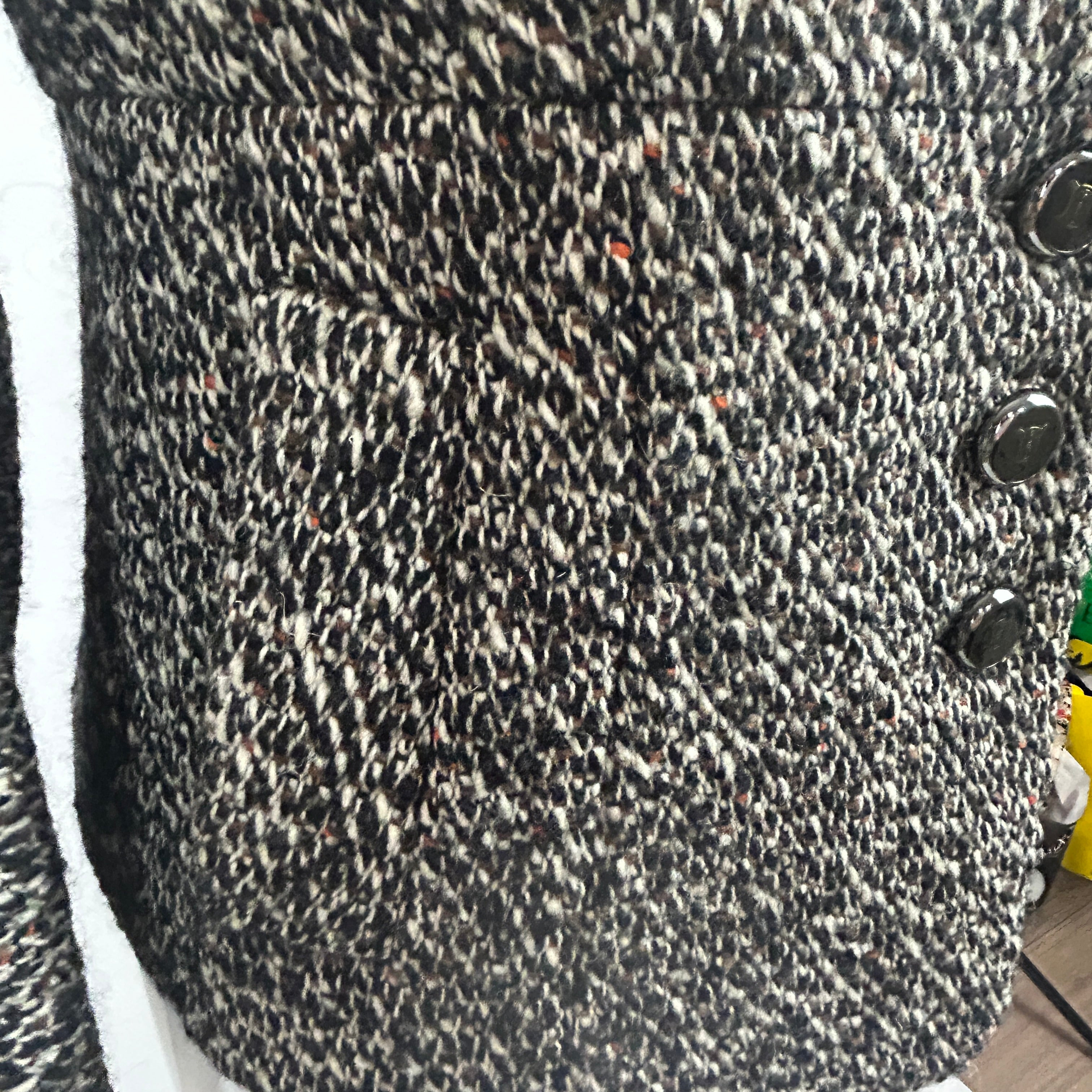Celine New Monochrome Wool & Mohair Jacket S