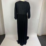 Max Mara Studio Black Knitted Panel Dress L