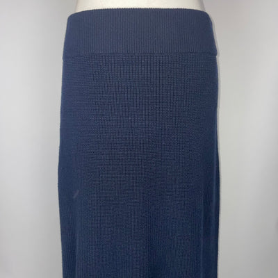 Me&Em Navy Thick Rib Knit Tube Skirt M