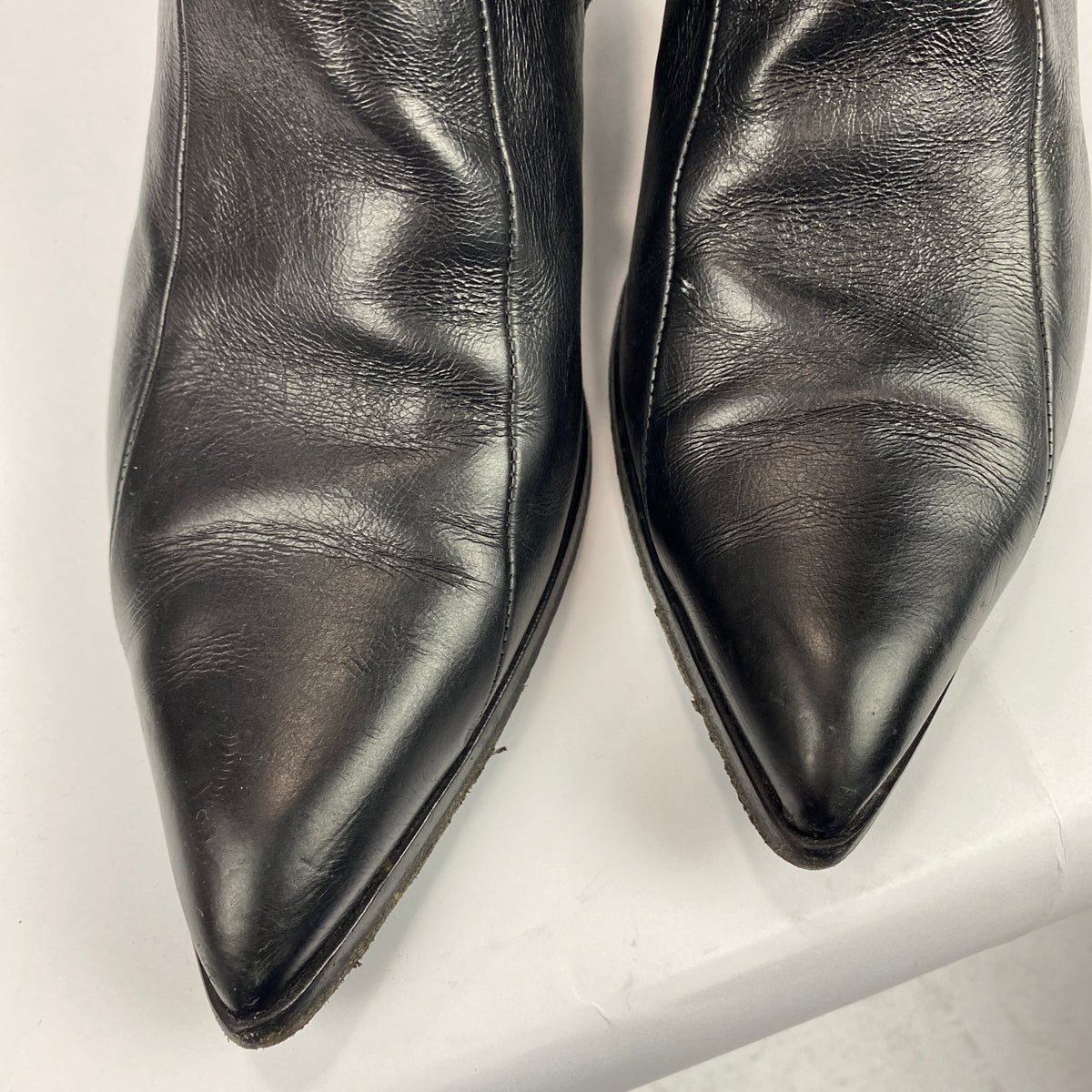 Saint Laurent £755 Black Western Ankle Boots 38.5