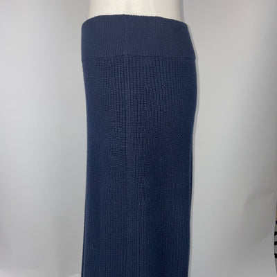 Me&Em Navy Thick Rib Knit Tube Skirt M