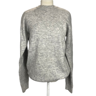 Tibi Pearl Grey Supersoft Oversize Sweater S