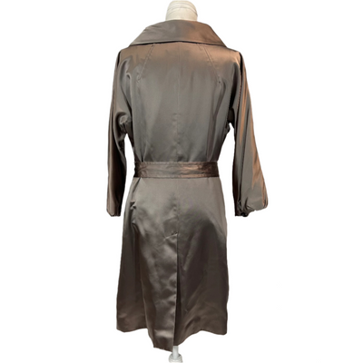 Prada Brand New Cafe Satin Evening Coat S