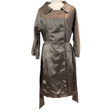 Prada Brand New Cafe Satin Evening Coat S