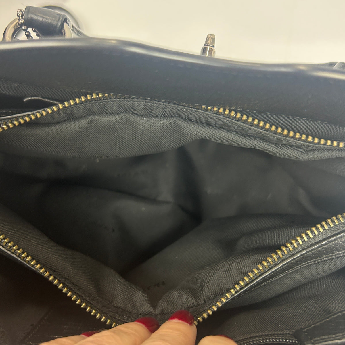 Coach £395 Black Mercer 30 Satchel with Bandana Rivets