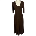 Rosetta Getty Chocolate Jersey Maxi Dress L