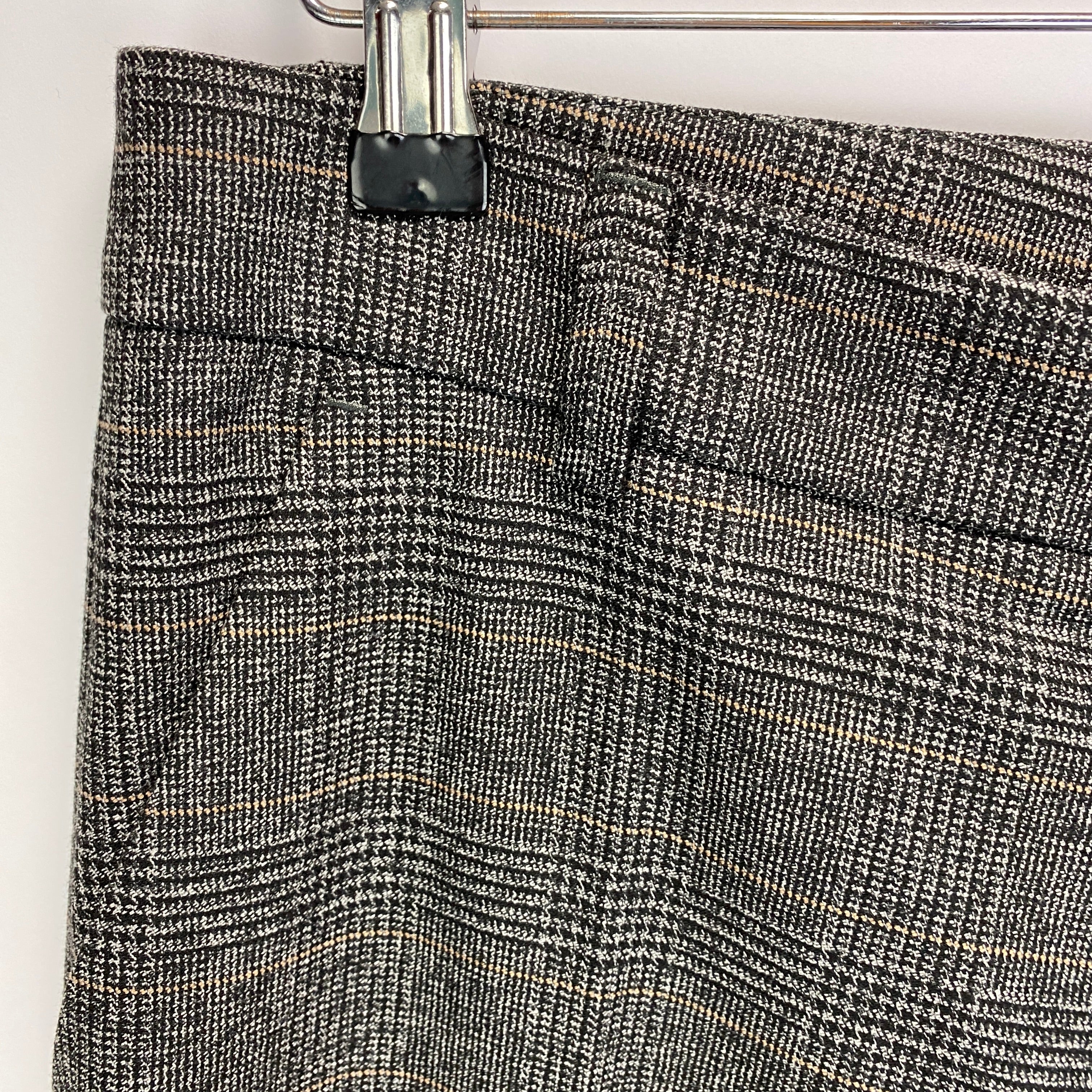 Zadig & Voltaire Grey POW Check Trousers S