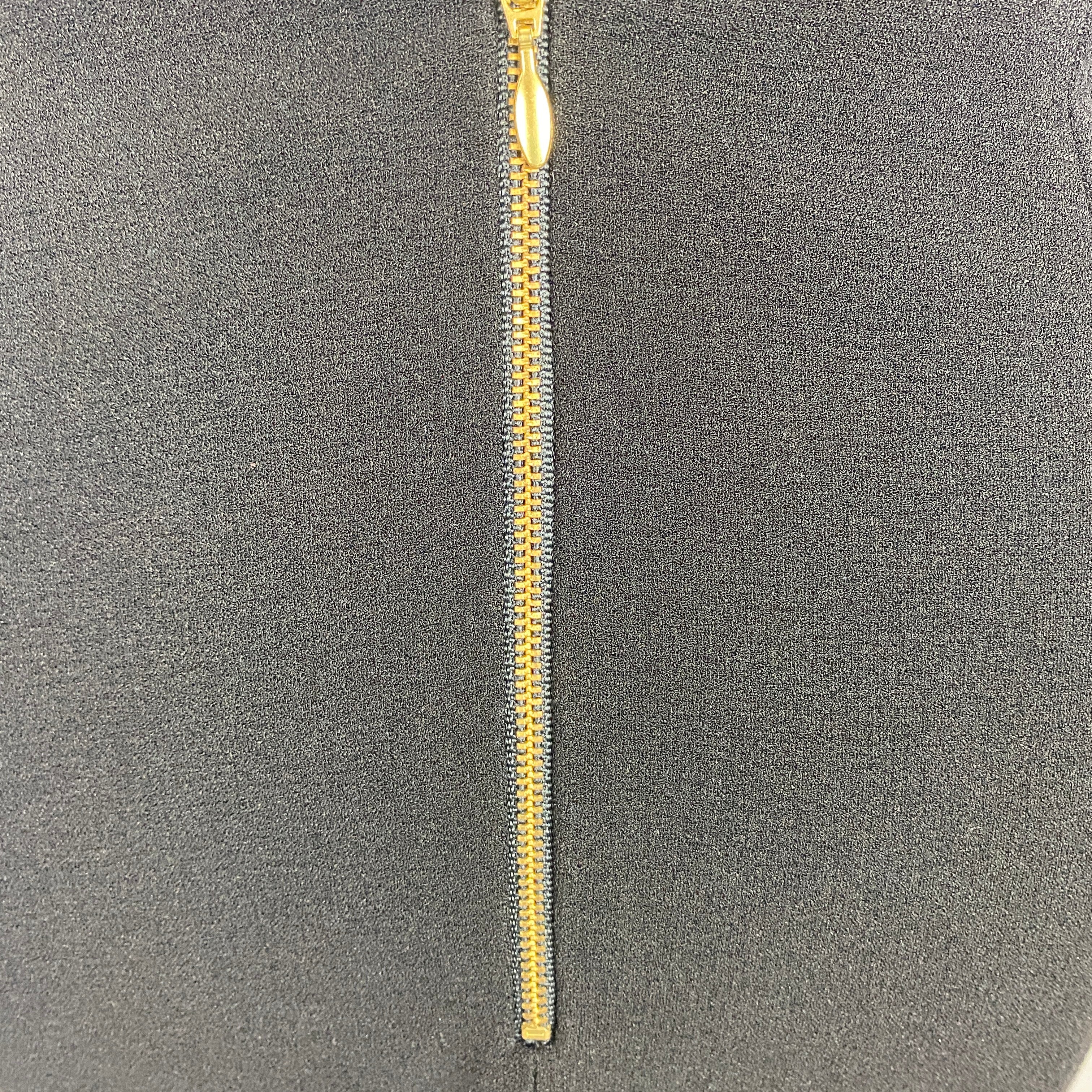 Rebecca Vallance New Black Crepe Strapless Gown XS