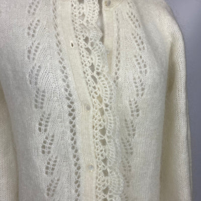 Sezane Brand New Cream Angie Cardigan S