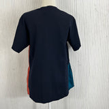 Colville Brand New Navy Gathered Panel Top L