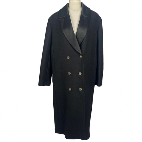 Loulou Studio £660 Black Erla Tuxedo Coat L