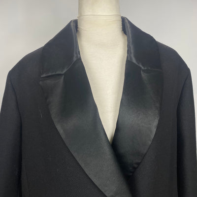 Loulou Studio £660 Black Erla Tuxedo Coat L