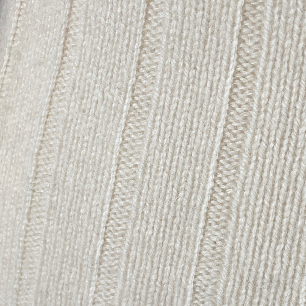 Khaite £810 Cream Cashmere Rib Collared Hans Sweater XS-M