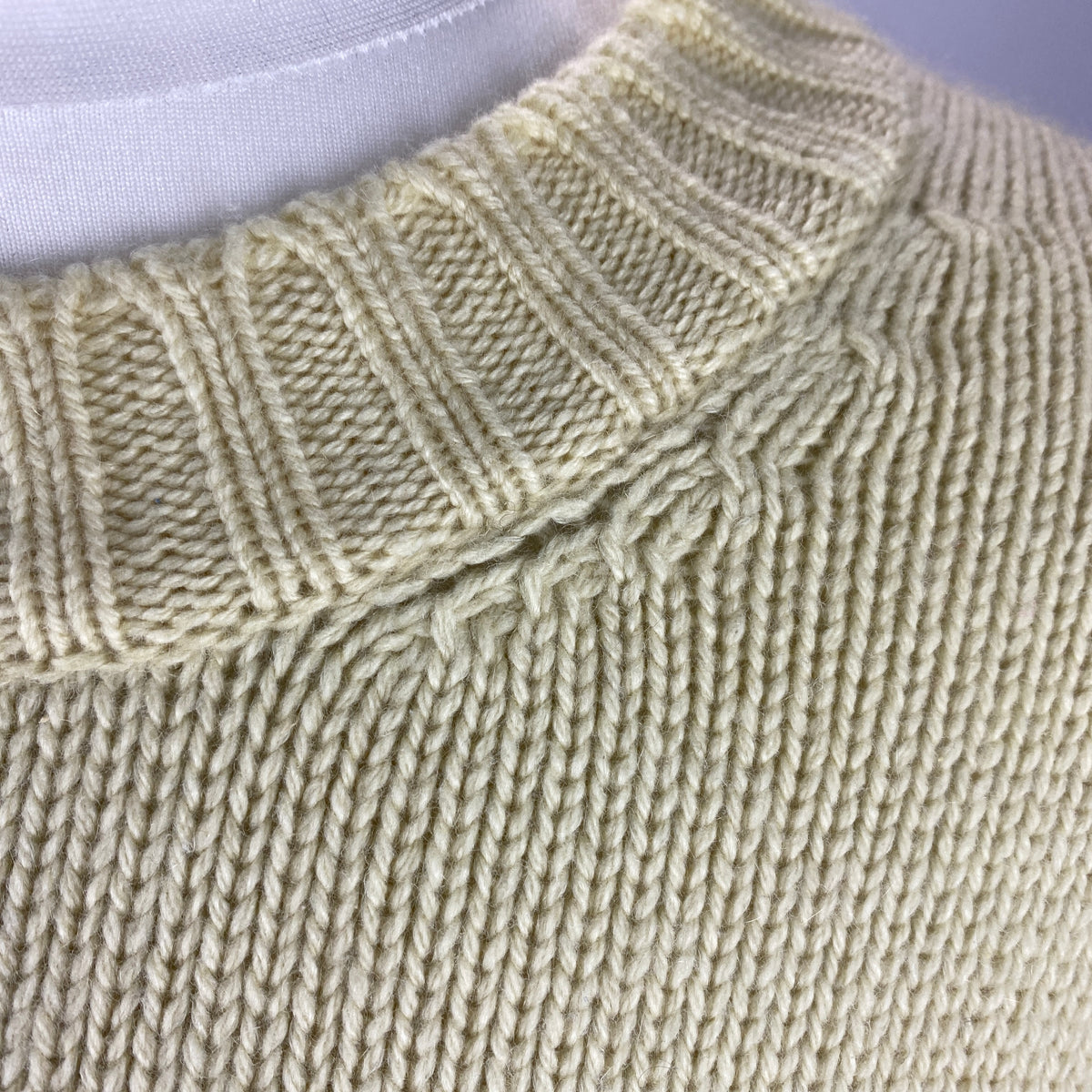 Jil Sander Pale Yellow Chunky Cashmere Knit Sweater XS-S
