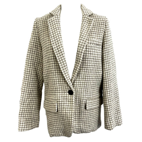 Isabel Marant Etoile_Brand New £495 Beige & Cream Tweed Charlyne Jacket_XS/S