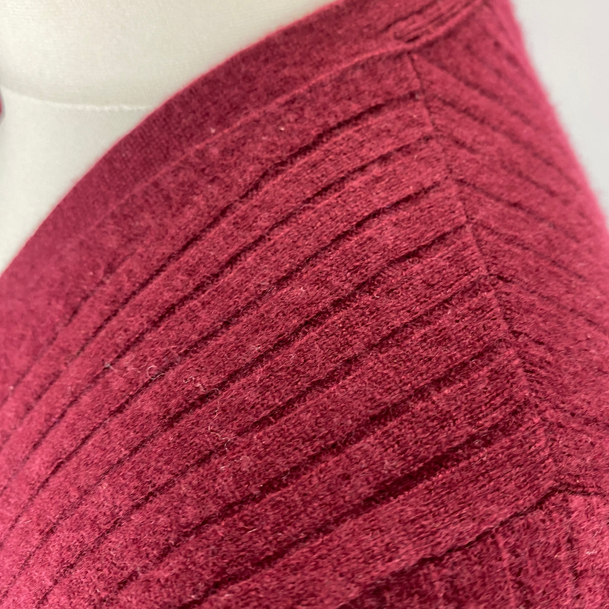 Arch4 £350 Merlot Baby Cashmere Rib Cardigan XS