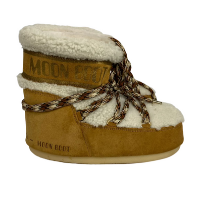 Moon Boot £280 Camel Sheepskin Boots 39/40