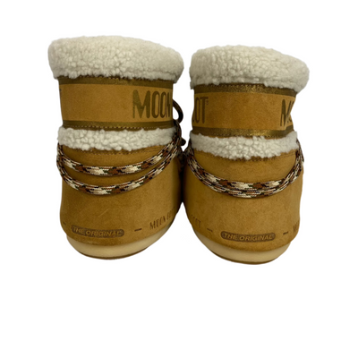 Moon Boot £280 Camel Sheepskin Boots 39/40