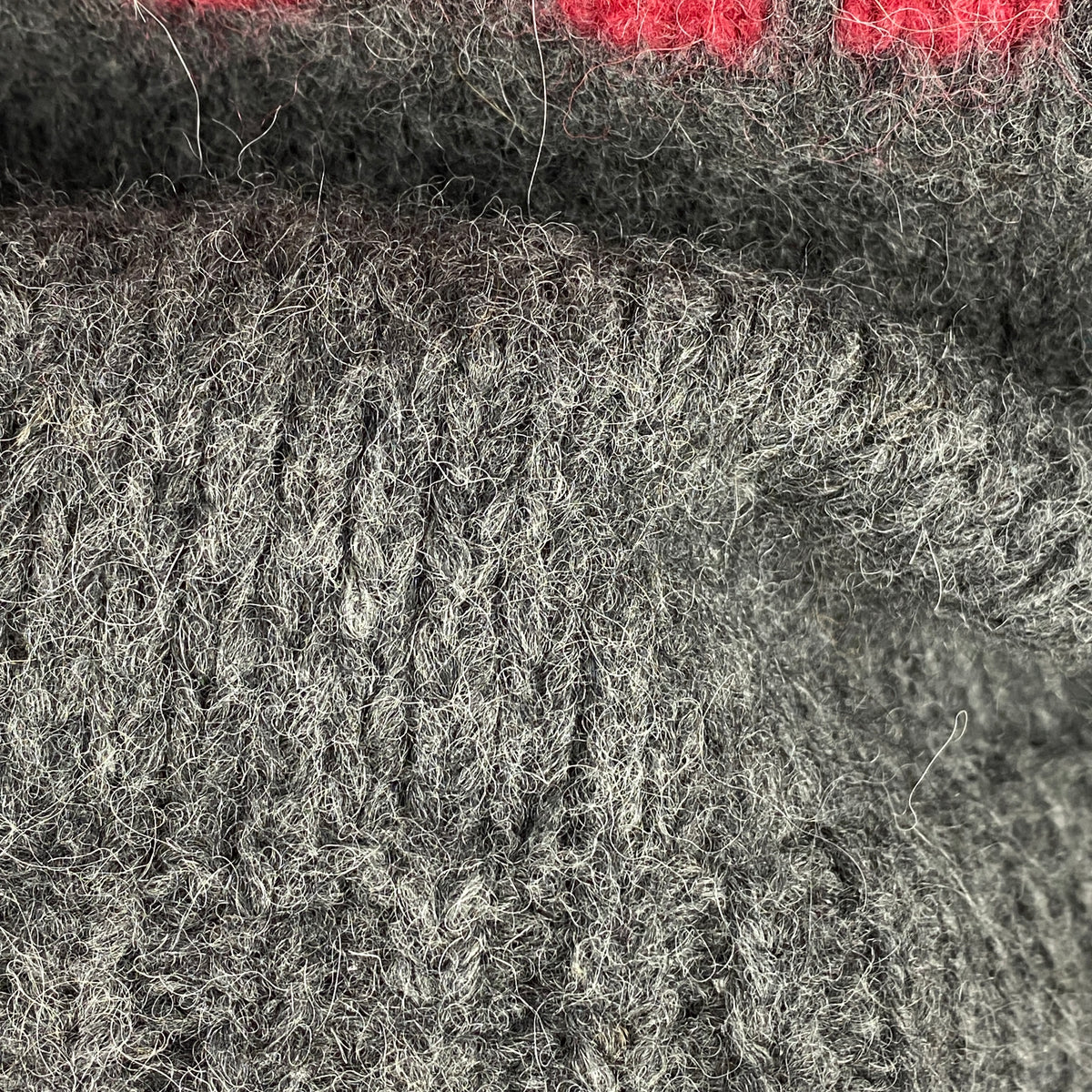 Alanui Charcoal STAY COOL SAVE THE ARCTIC Alpaca Sweater M