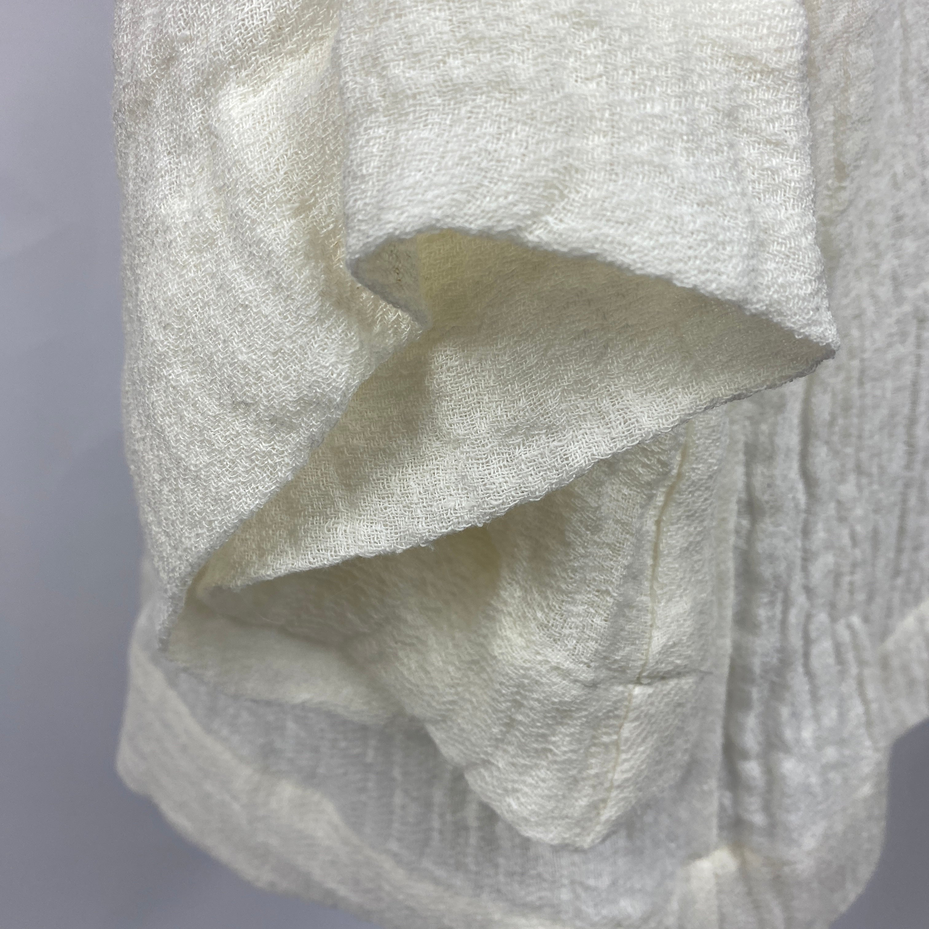 Lisa Marie Fernandez New £485 Ivory Crinkle Muslin Tunic S/M/L/XL