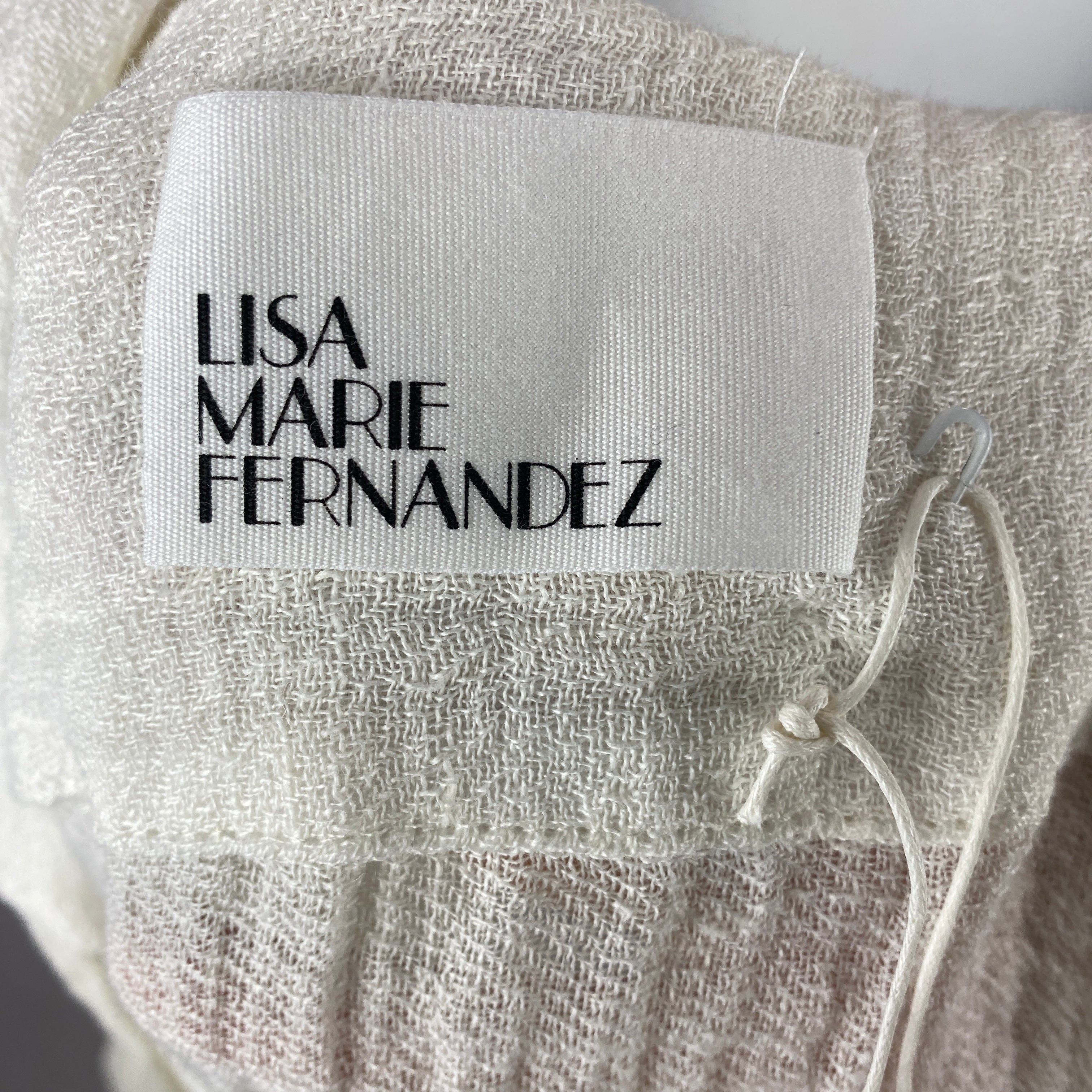 Lisa Marie Fernandez New £485 Ivory Crinkle Muslin Tunic S/M/L/XL