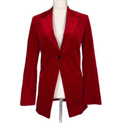 Frame £725 Garnet Cotton Velvet Jacket XXS/XS