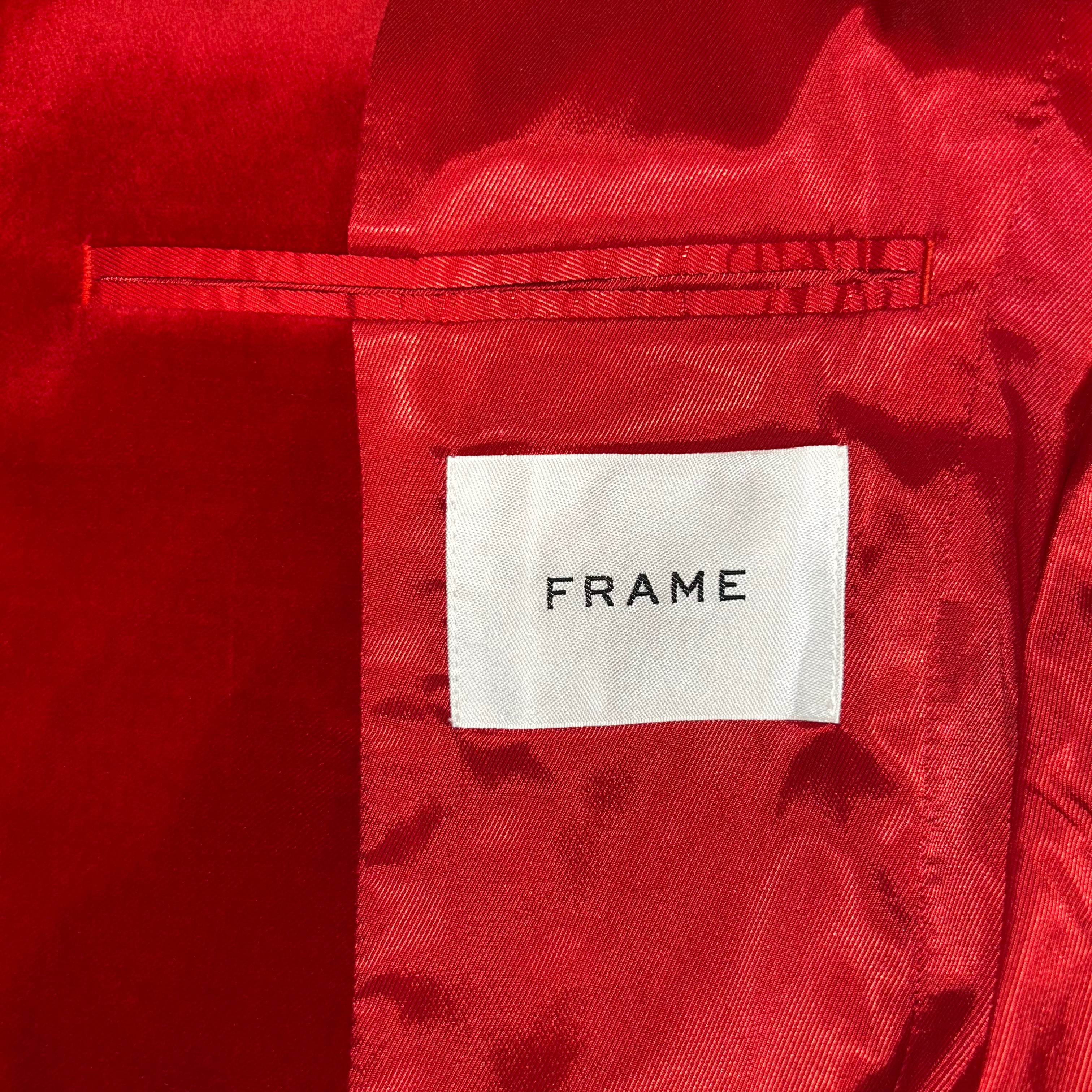 Frame £725 Garnet Cotton Velvet Jacket XXS/XS