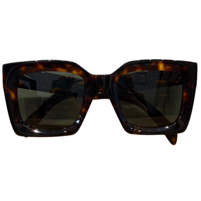 Celine £380 Tortoiseshell Square Sunglasses CL40130I