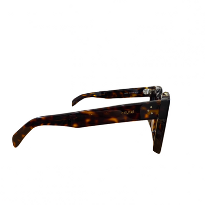 Celine £380 Tortoiseshell Square Sunglasses CL40130I