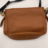 See By Chloe Large Tan Brass Ring Crossbody Bag