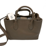 Aspinal £595 Warm Grey Pebble Leather London Midi Tote Bag