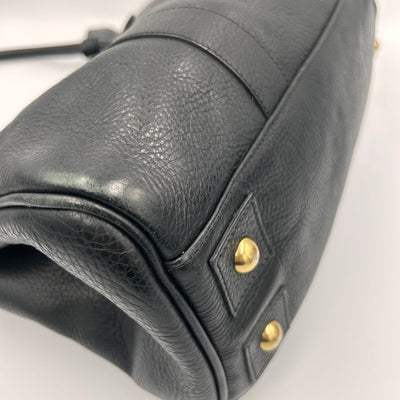 Mulberry £1095 Black Pebbled Large Bayswater Bag