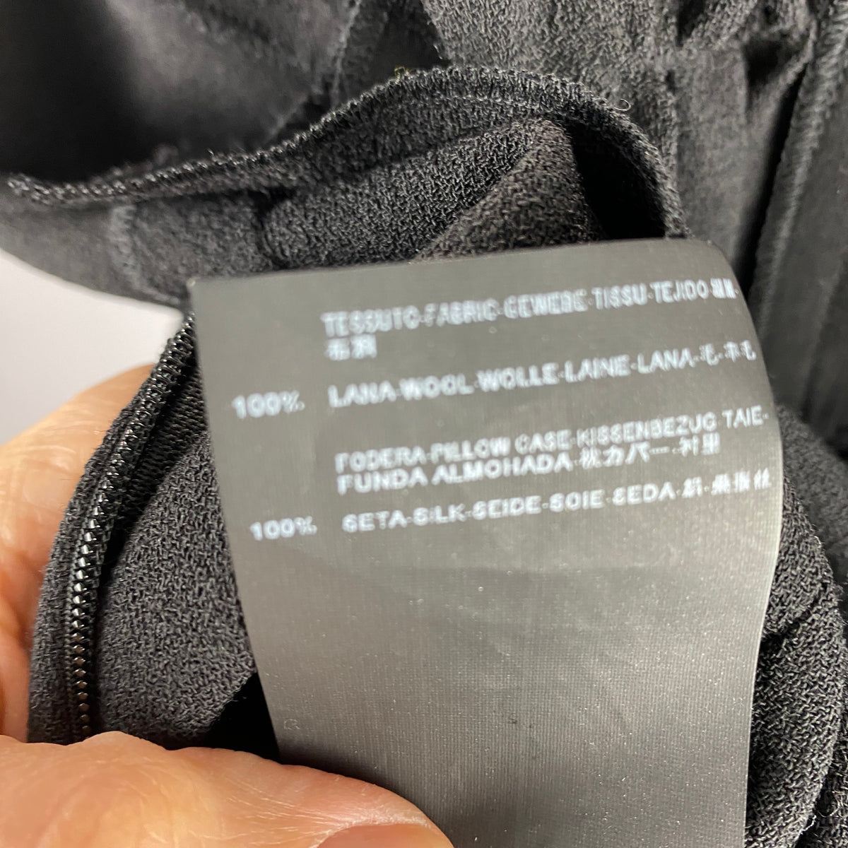 Balenciaga Black Wool Crepe Belted Midi Dress XS/S