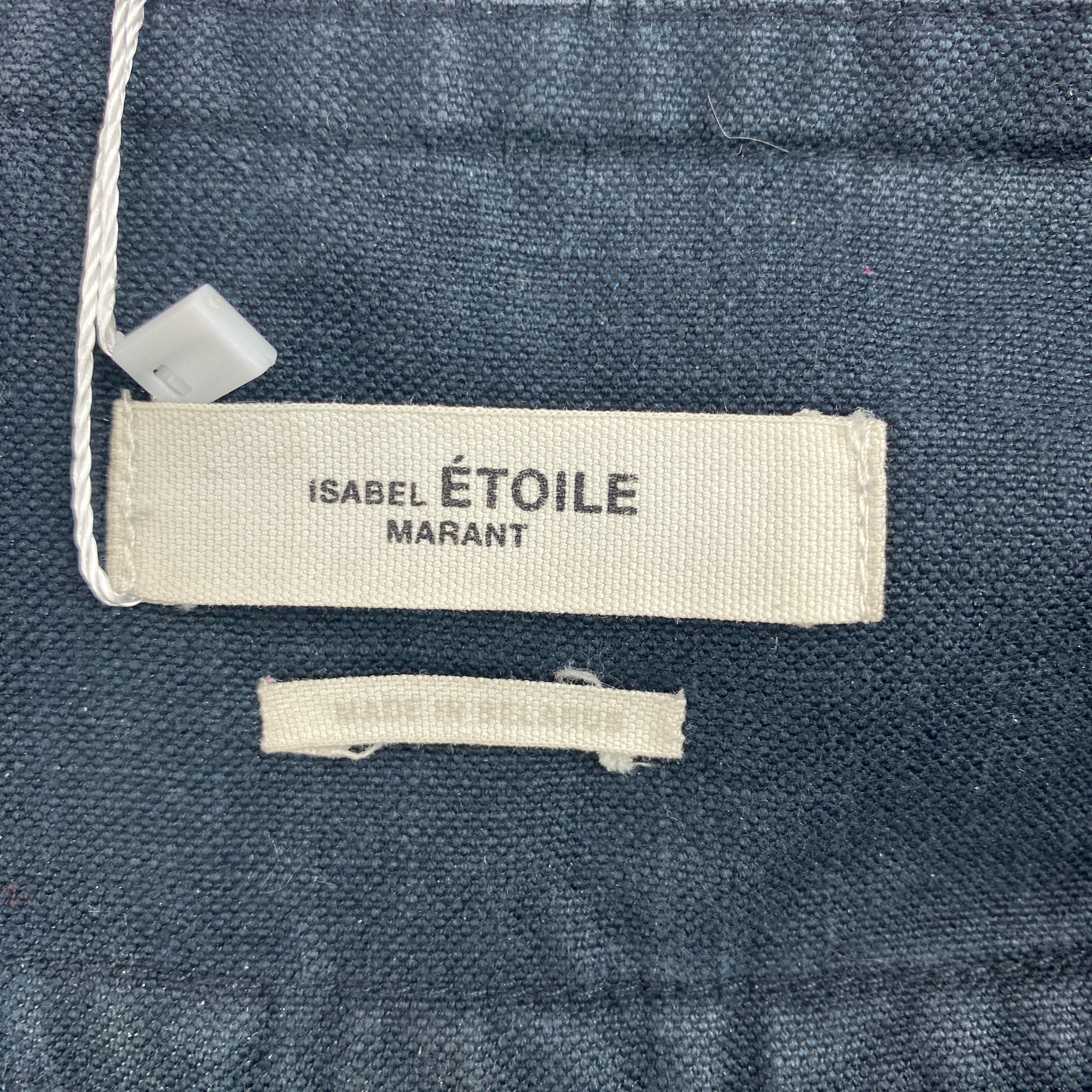 Isabel Marant Etoile Grey Cotton Crop Utility Pants S