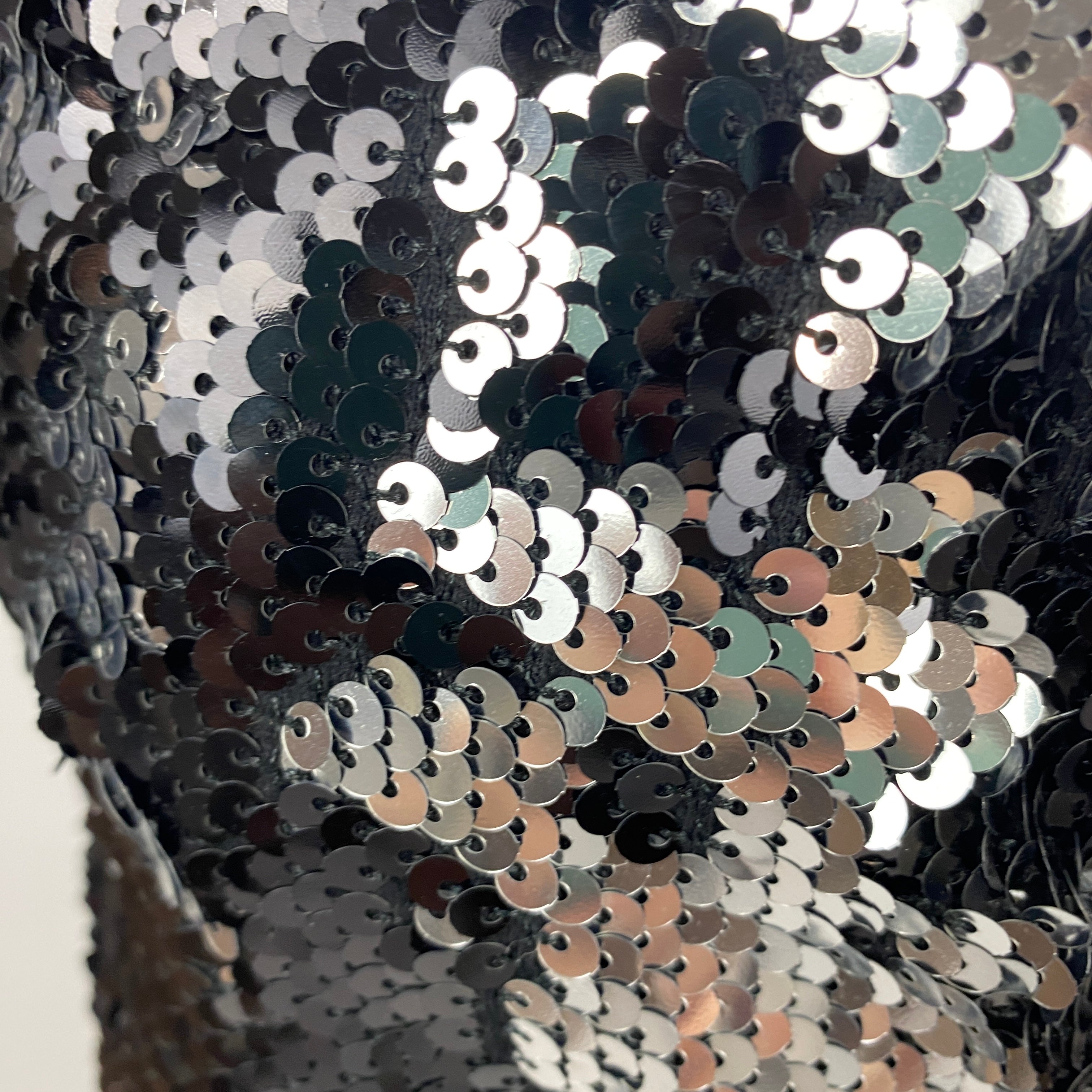 Isabel Marant Black & Silver Sequin Mandy Bustier Top XS/S