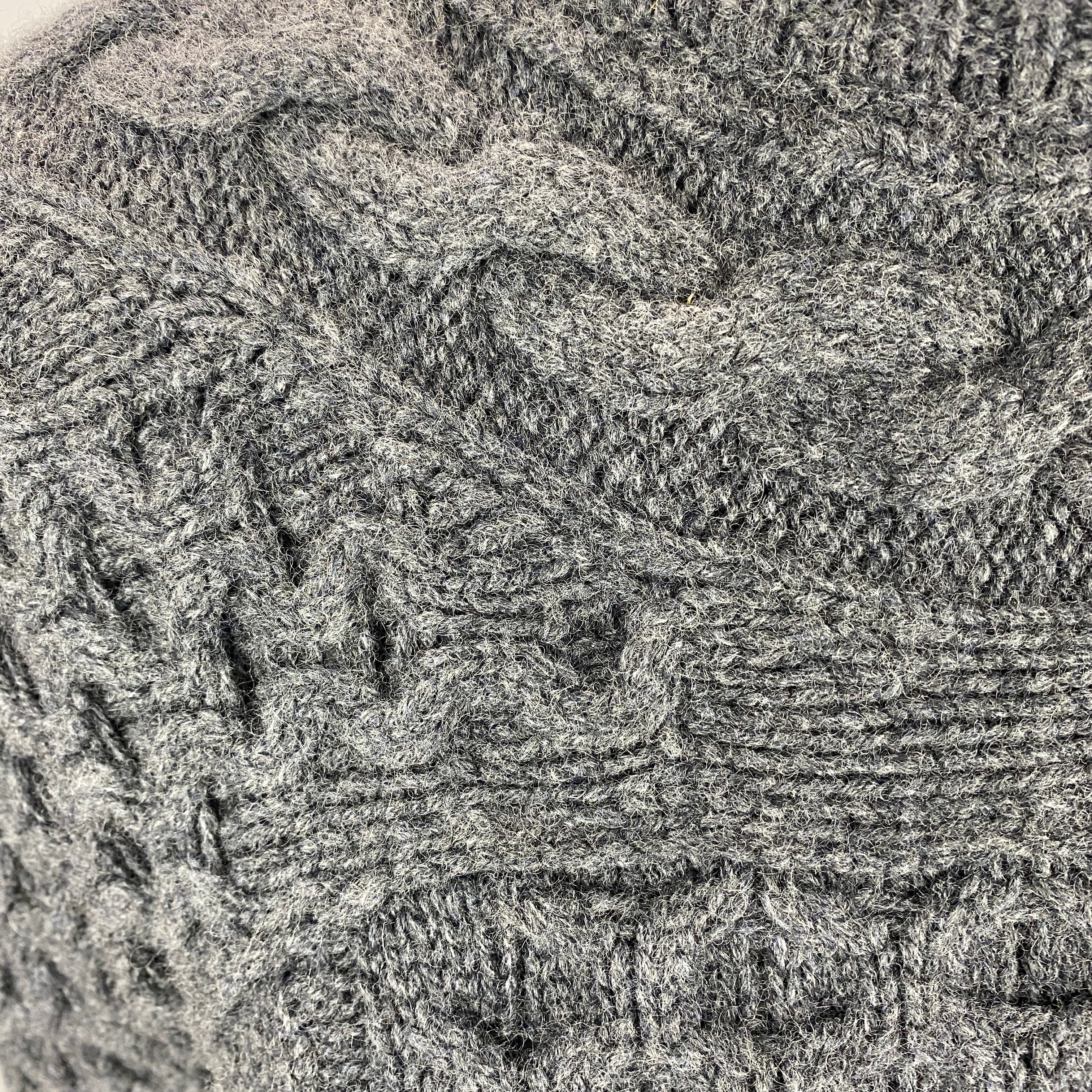 Erdem Charcoal Cable Knit Sweater XS