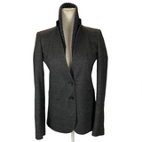 Gucci Charcoal Wool & Cashmere Two-Way Jacket XXS/XS