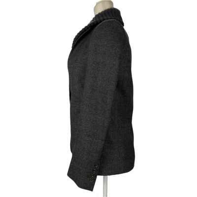 Gucci Charcoal Wool & Cashmere Two-Way Jacket XXS/XS