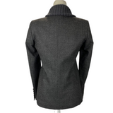 Gucci Charcoal Wool & Cashmere Two-Way Jacket XXS/XS