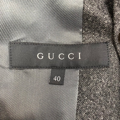 Gucci Charcoal Wool & Cashmere Two-Way Jacket XXS/XS