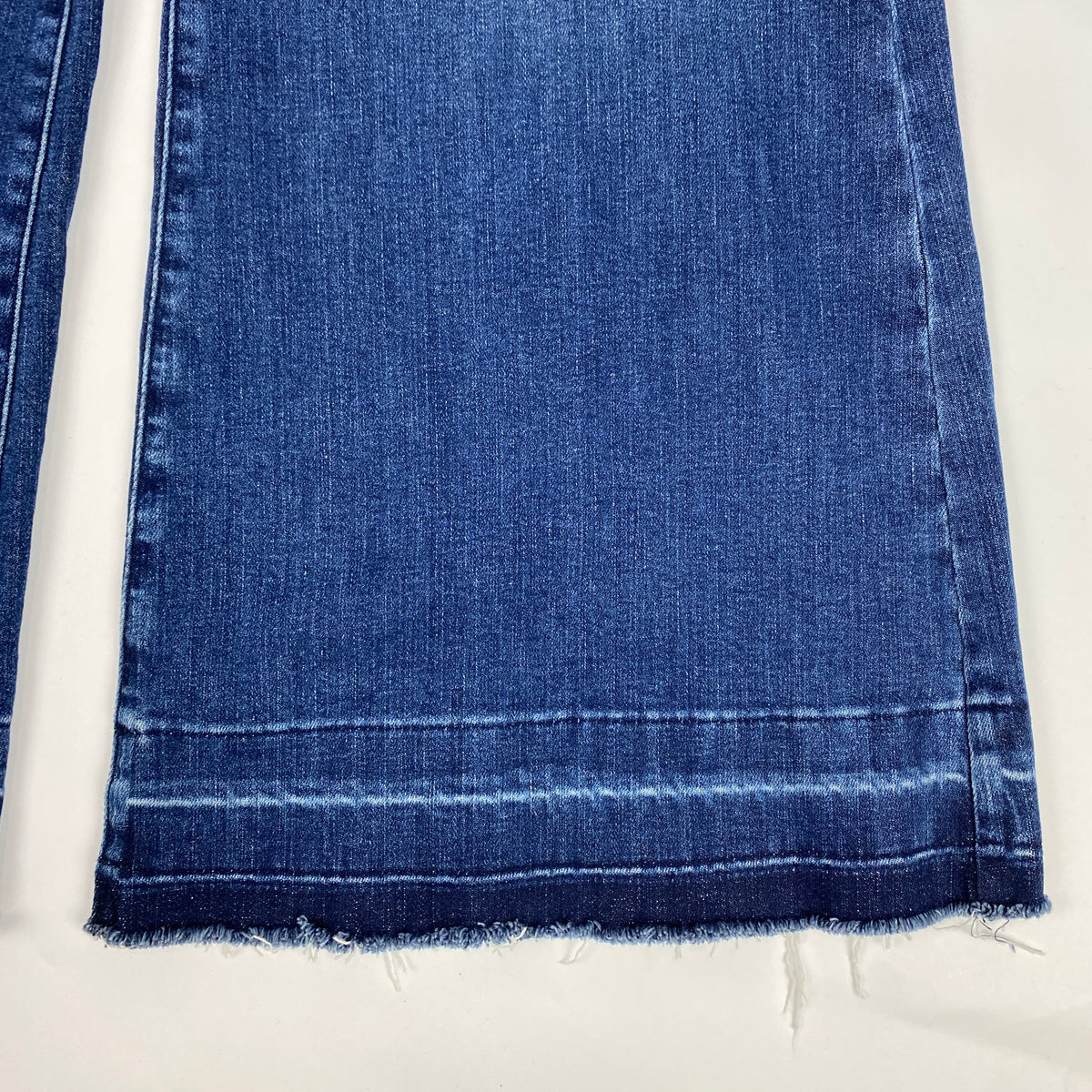 Frame £270 Vintaged Blue Le Palazzo Crop Jeans 26