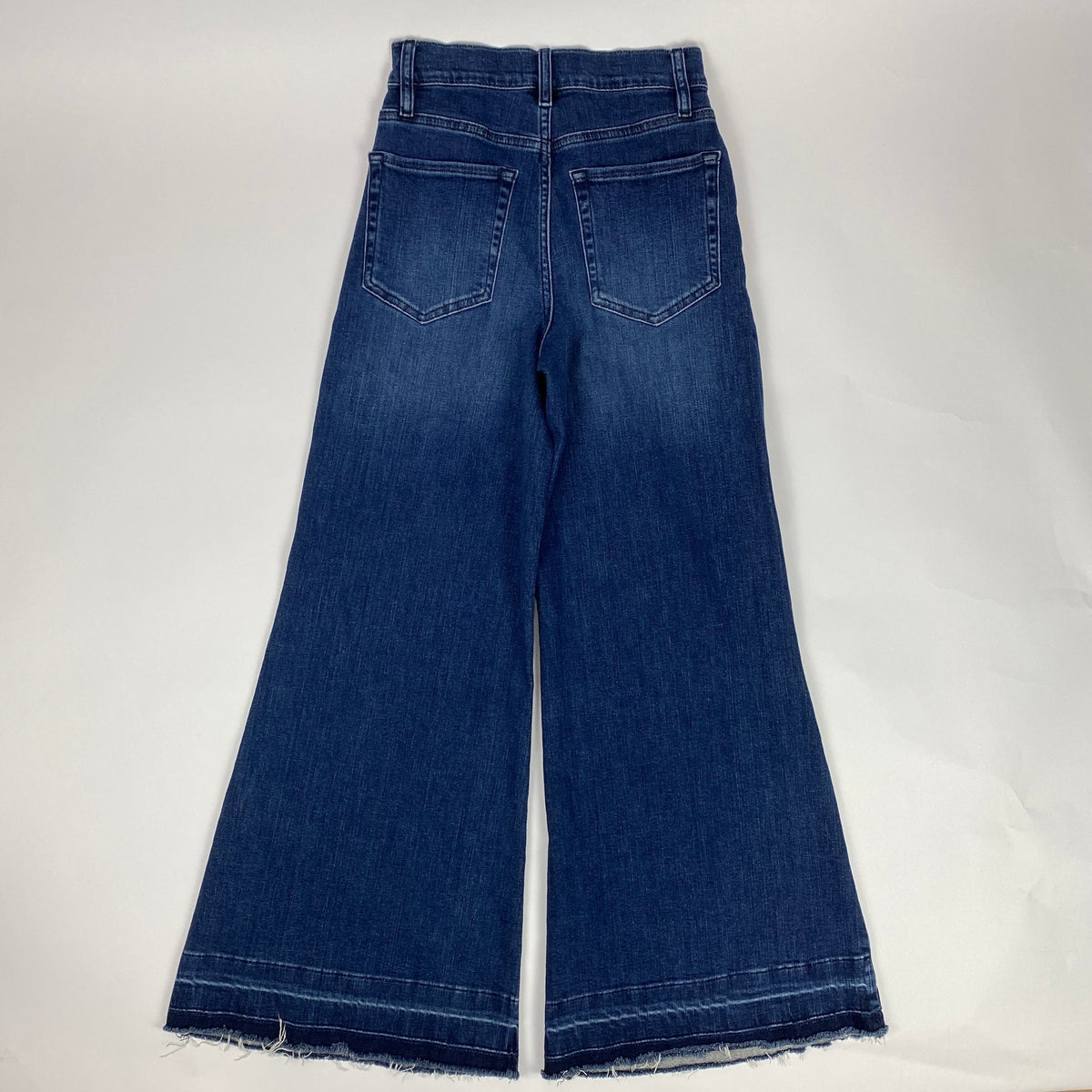 Frame £270 Vintaged Blue Le Palazzo Crop Jeans 26