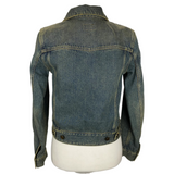 Saint Laurent £1320 Vintaged Denim Jacket XS