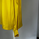 Jil Sander Bright Yellow Silk Blouse M/L