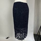 Polo Ralph Lauren Brand New Navy Floral Lace Skirt S