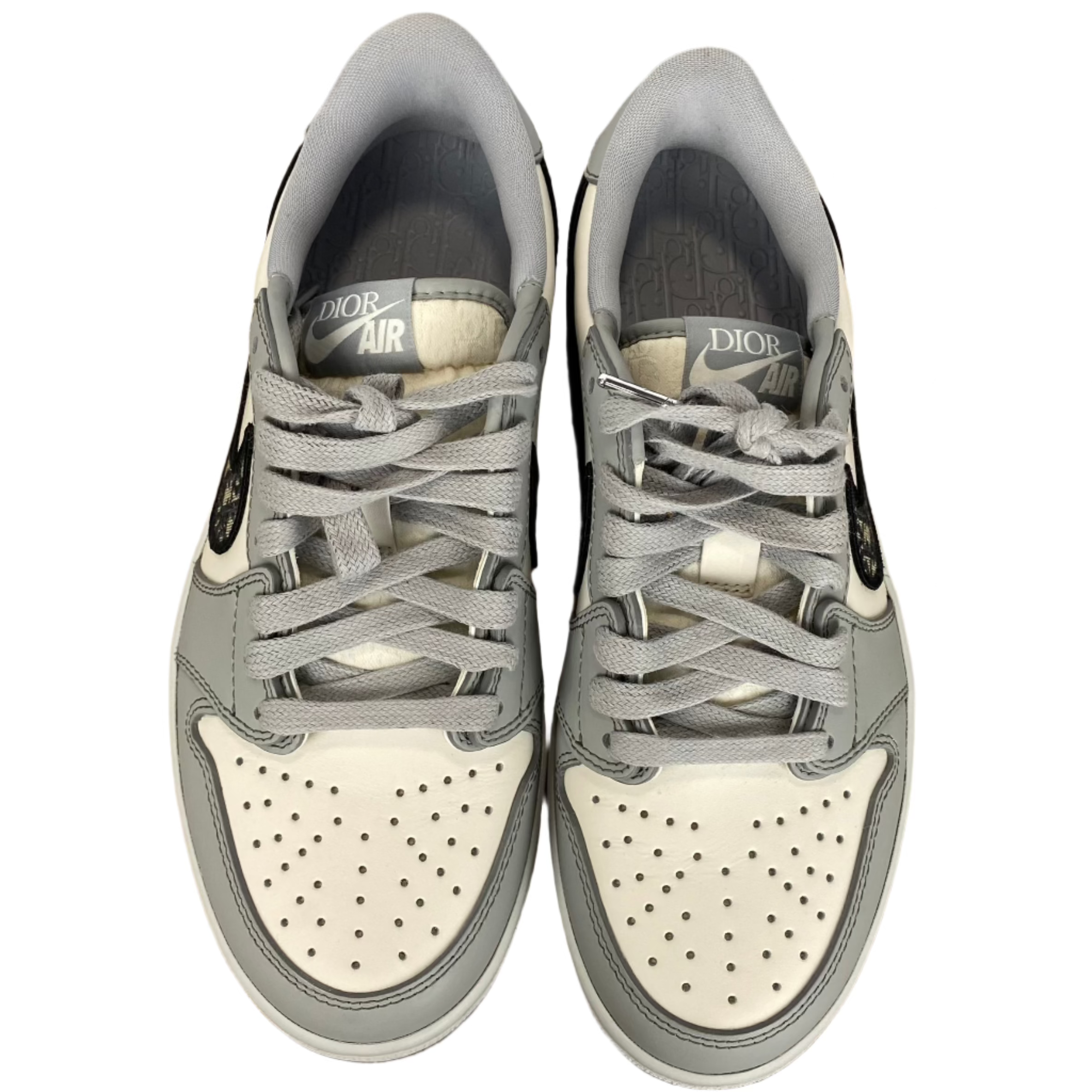 Dior x Nike Air Jordan 1 Low Sneakers 38.5