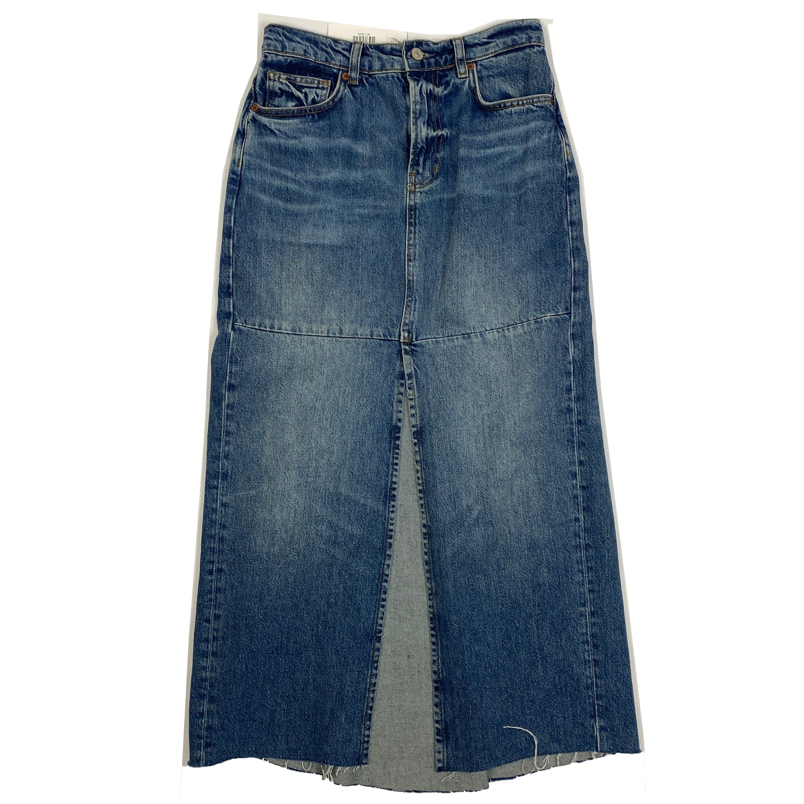 Reformation £260 Tazz Denim Maxi Skirt 25