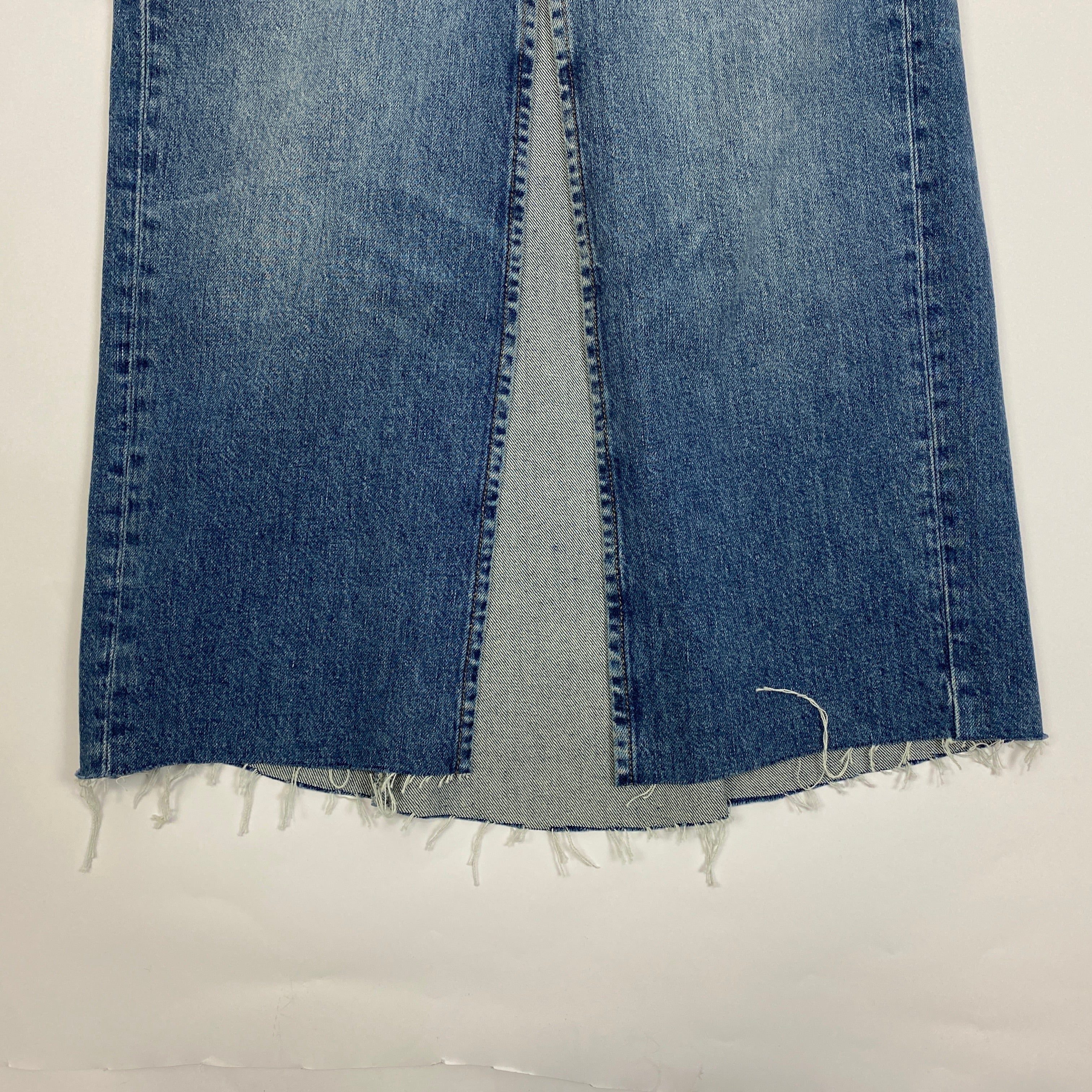 Reformation £260 Tazz Denim Maxi Skirt 25